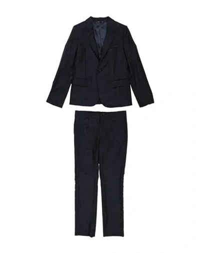 Dolce & Gabbana Babies'  Toddler Boy Suit Midnight Blue Size 5 Virgin Wool