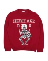 Dolce & Gabbana Toddler Boy Sweater Red Size 5 Virgin Wool In Red