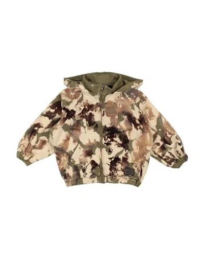 Dolce & Gabbana Babies'  Toddler Boy Sweatshirt Beige Size 4 Cotton, Polyamide, Polyester, Zamak