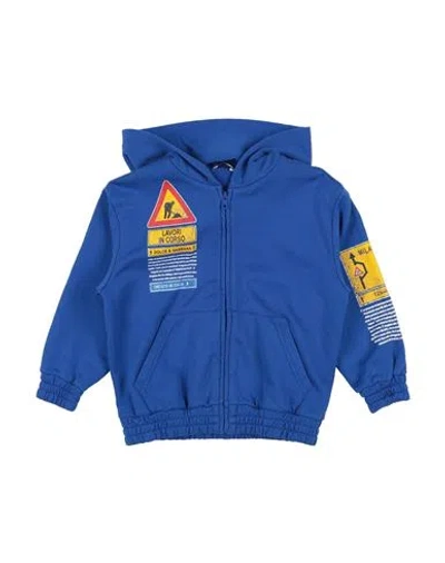 Dolce & Gabbana Babies'  Toddler Boy Sweatshirt Blue Size 4 Cotton