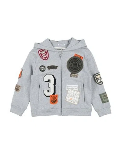 Dolce & Gabbana Babies'  Toddler Boy Sweatshirt Grey Size 4 Cotton