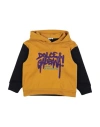 Dolce & Gabbana Toddler Boy Sweatshirt Marigold Size 4 Cotton, Polyamide, Polyester, Viscose In Yellow