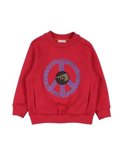 Dolce & Gabbana Babies'  Toddler Boy Sweatshirt Red Size 3 Cotton, Polyester