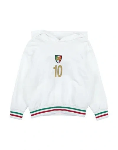 Dolce & Gabbana Babies'  Toddler Boy Sweatshirt White Size 3 Cotton, Elastane, Viscose, Polyester