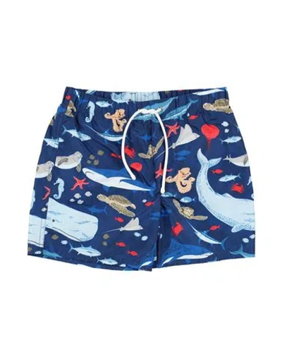 Dolce & Gabbana Babies'  Toddler Boy Swim Trunks Midnight Blue Size 7 Polyester