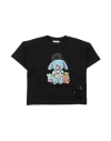 Dolce & Gabbana Toddler Boy T-shirt Black Size 3 Cotton, Polyurethane In Black