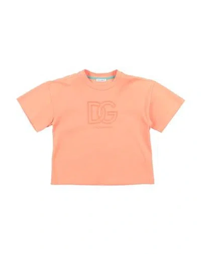 Dolce & Gabbana Babies'  Toddler Boy T-shirt Orange Size 3 Cotton
