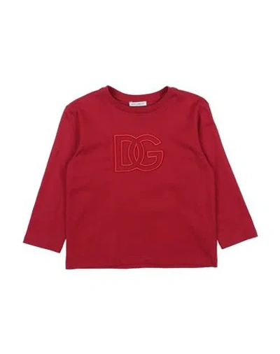 Dolce & Gabbana Babies'  Toddler Boy T-shirt Red Size 5 Cotton, Viscose