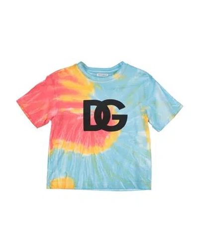 Dolce & Gabbana Babies'  Toddler Boy T-shirt Sky Blue Size 6 Cotton