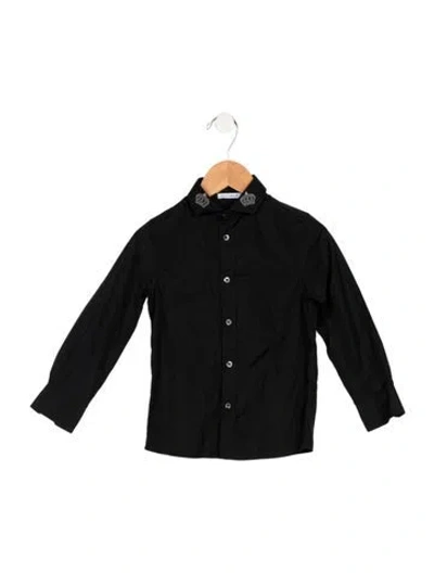Pre-owned Dolce & Gabbana Babies' Toddler Boys' Casual Shirt In Black