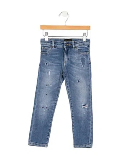 Pre-owned Dolce & Gabbana Babies' Toddler Boys' Denim Jeans In Blue