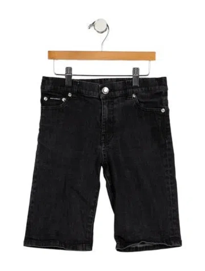Pre-owned Dolce & Gabbana Babies' Toddler Boys Jean Shorts In Black