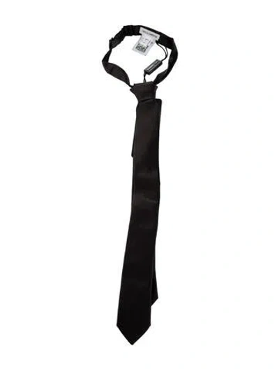 Pre-owned Dolce & Gabbana Babies' Toddler Boys' Necktie W/tags In Black