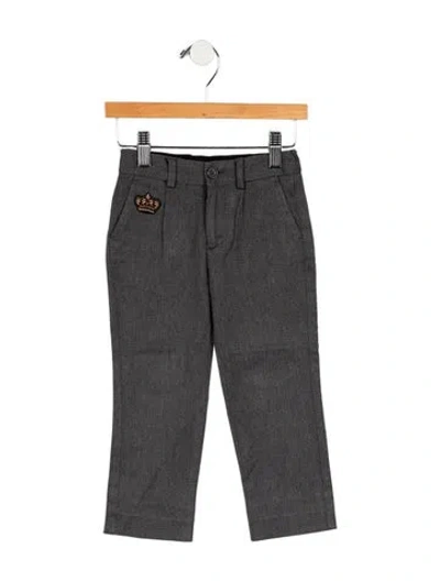 Pre-owned Dolce & Gabbana Babies' Toddler Boys' Pants In Gray