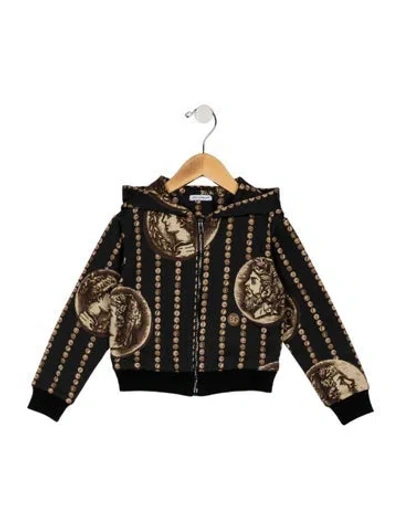 Pre-owned Dolce & Gabbana Babies' Toddler Boys Pattern Jacket In Black