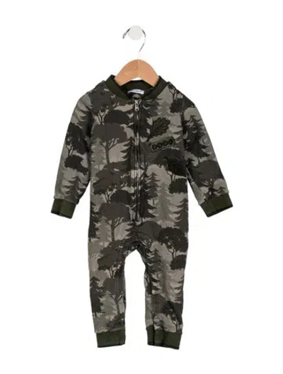 Pre-owned Dolce & Gabbana Babies' Toddler Boys' Tree Print Onesie In Green