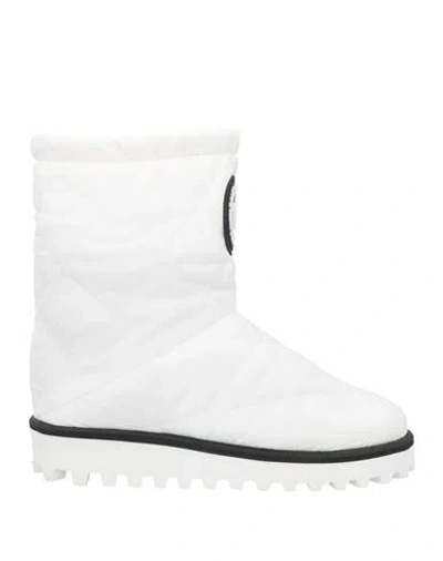 Dolce & Gabbana Babies'  Toddler Girl Ankle Boots White Size 10c Nylon