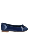 Dolce & Gabbana Babies'  Toddler Girl Ballet Flats Midnight Blue Size 10c Calfskin, Lambskin