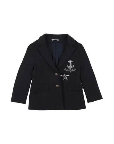 Dolce & Gabbana Babies'  Toddler Girl Blazer Midnight Blue Size 4 Cotton
