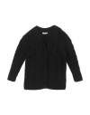 Dolce & Gabbana Babies'  Toddler Girl Cardigan Black Size 3 Virgin Wool, Viscose