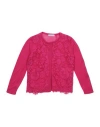 Dolce & Gabbana Babies'  Toddler Girl Cardigan Garnet Size 5 Cotton, Viscose, Polyamide In Red