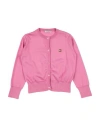 Dolce & Gabbana Toddler Girl Cardigan Pink Size 5 Silk, Bronze In Pink