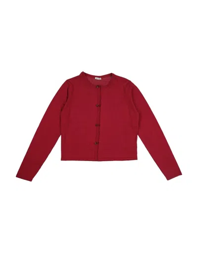 Dolce & Gabbana Babies'  Toddler Girl Cardigan Red Size 3 Cotton