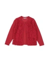 Dolce & Gabbana Toddler Girl Cardigan Red Size 4 Cotton, Viscose, Polyamide In Red