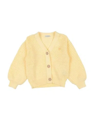 Dolce & Gabbana Babies'  Toddler Girl Cardigan Yellow Size 5 Cotton