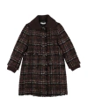 Dolce & Gabbana Toddler Girl Coat Dark Brown Size 5 Synthetic Fibers, Virgin Wool, Mohair Wool, Cott In Brown