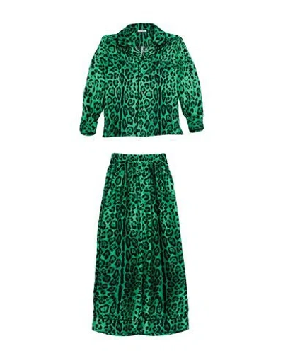 Dolce & Gabbana Babies'  Toddler Girl Co-ord Green Size 3 Silk