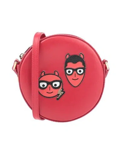 Dolce & Gabbana Babies'  Toddler Girl Cross-body Bag Red Size - Calfskin