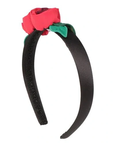 Dolce & Gabbana Babies'  Toddler Girl Hair Accessory Black Size - Polyester, Plastic