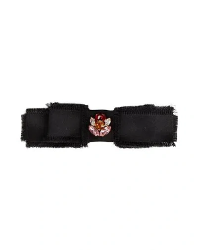 Dolce & Gabbana Babies'  Toddler Girl Hair Accessory Black Size - Textile Fibers