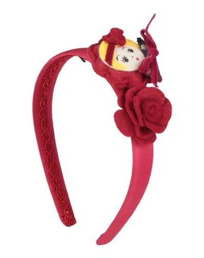 Dolce & Gabbana Babies'  Toddler Girl Hair Accessory Brick Size - Polyester In Red