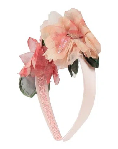 DOLCE & GABBANA DOLCE & GABBANA TODDLER GIRL HAIR ACCESSORY LIGHT PINK SIZE - POLYESTER, SILK, GLASS, PLASTIC