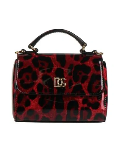 Dolce & Gabbana Babies'  Toddler Girl Handbag Red Size - Leather