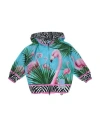 Dolce & Gabbana Toddler Girl Jacket Azure Size 4 Polyamide In Blue