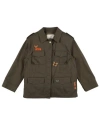Dolce & Gabbana Toddler Girl Jacket Military Green Size 5 Polyester, Cotton, Viscose, Elastane In Green
