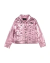 Dolce & Gabbana Toddler Girl Jacket Pink Size 4 Cotton, Elastane In Pink
