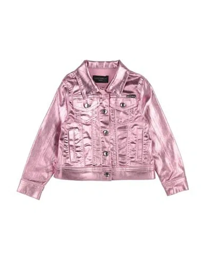 Dolce & Gabbana Babies'  Toddler Girl Jacket Pink Size 4 Cotton, Elastane