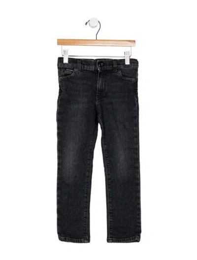 Pre-owned Dolce & Gabbana Babies' Toddler Girl's Jeans In Black