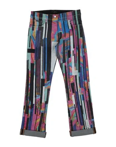 Dolce & Gabbana Babies'  Toddler Girl Jeans Black Size 5 Cotton, Elastane