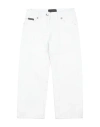 Dolce & Gabbana Toddler Girl Jeans White Size 3 Cotton, Elastane, Polyester, Zamak In White