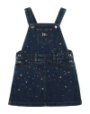 Dolce & Gabbana Toddler Girl Overalls Blue Size 5 Cotton, Elastane In Blue
