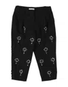Dolce & Gabbana Toddler Girl Pants Black Size 3 Polyester, Viscose, Virgin Wool, Elastane In Black