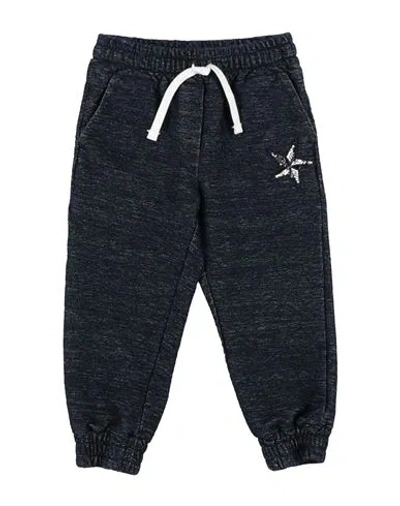 Dolce & Gabbana Babies'  Toddler Girl Pants Blue Size 4 Cotton, Elastane In Black