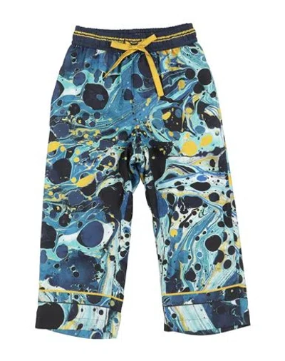 Dolce & Gabbana Babies'  Toddler Boy Pants Blue Size 5 Silk