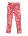 Dolce & Gabbana Toddler Girl Pants Fuchsia Size 5 Cotton, Elastane In Pink