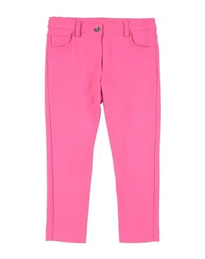 Dolce & Gabbana Babies'  Toddler Girl Pants Fuchsia Size 7 Viscose, Acetate, Eco Polyester In Pink